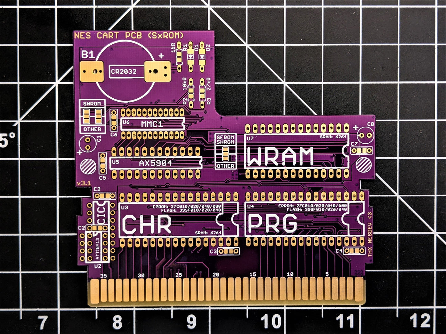 Nintendo NES Cartridge Circuit Board: MMC1
