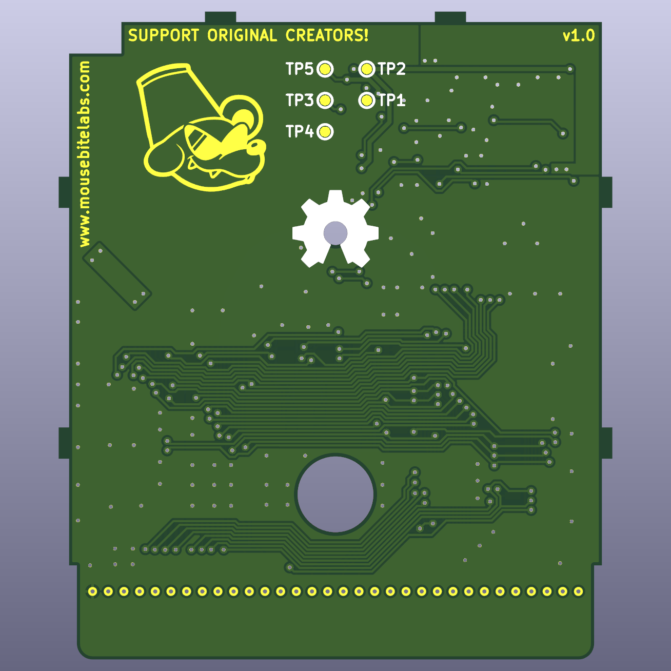 Game Boy MBC1 Flash Cartridge Circuit Board