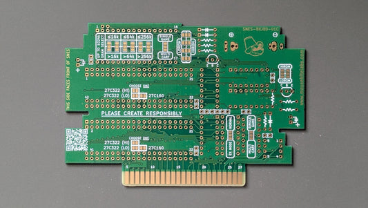 Super Nintendo Cartridge Circuit Board: Advanced UV