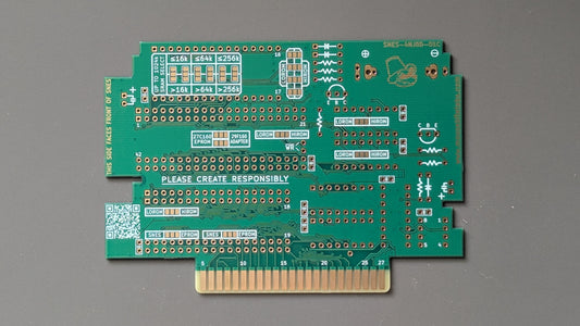 Super Nintendo Cartridge Circuit Board: Basic UV