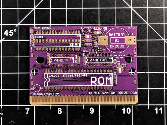 Sega Genesis / Mega Drive Cartridge Circuit Board: Advanced UV