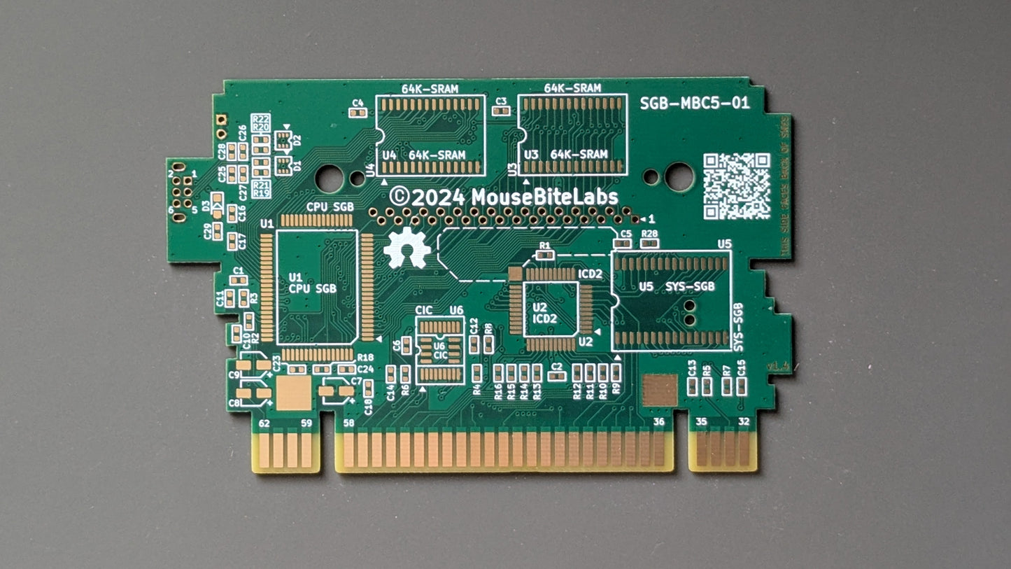 Super Game Boy Plus (SGB+) Circuit Board: MBC5