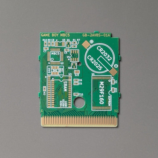 Game Boy MBC5 Flash Cartridge Circuit Board