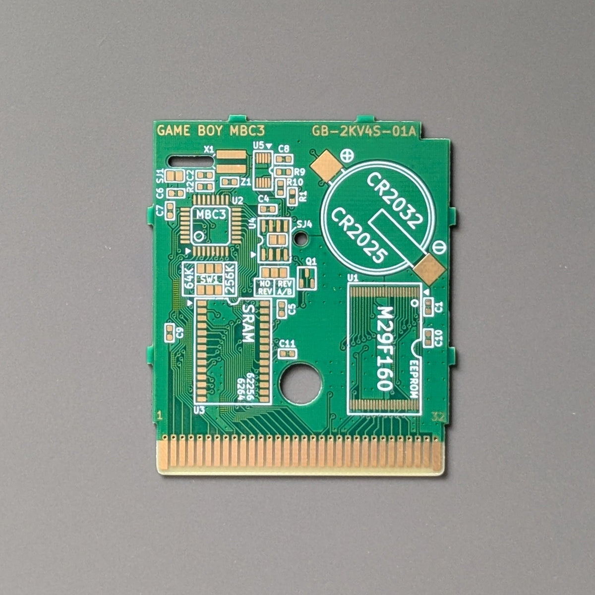 Game Boy MBC3 Flash Cartridge Circuit Board