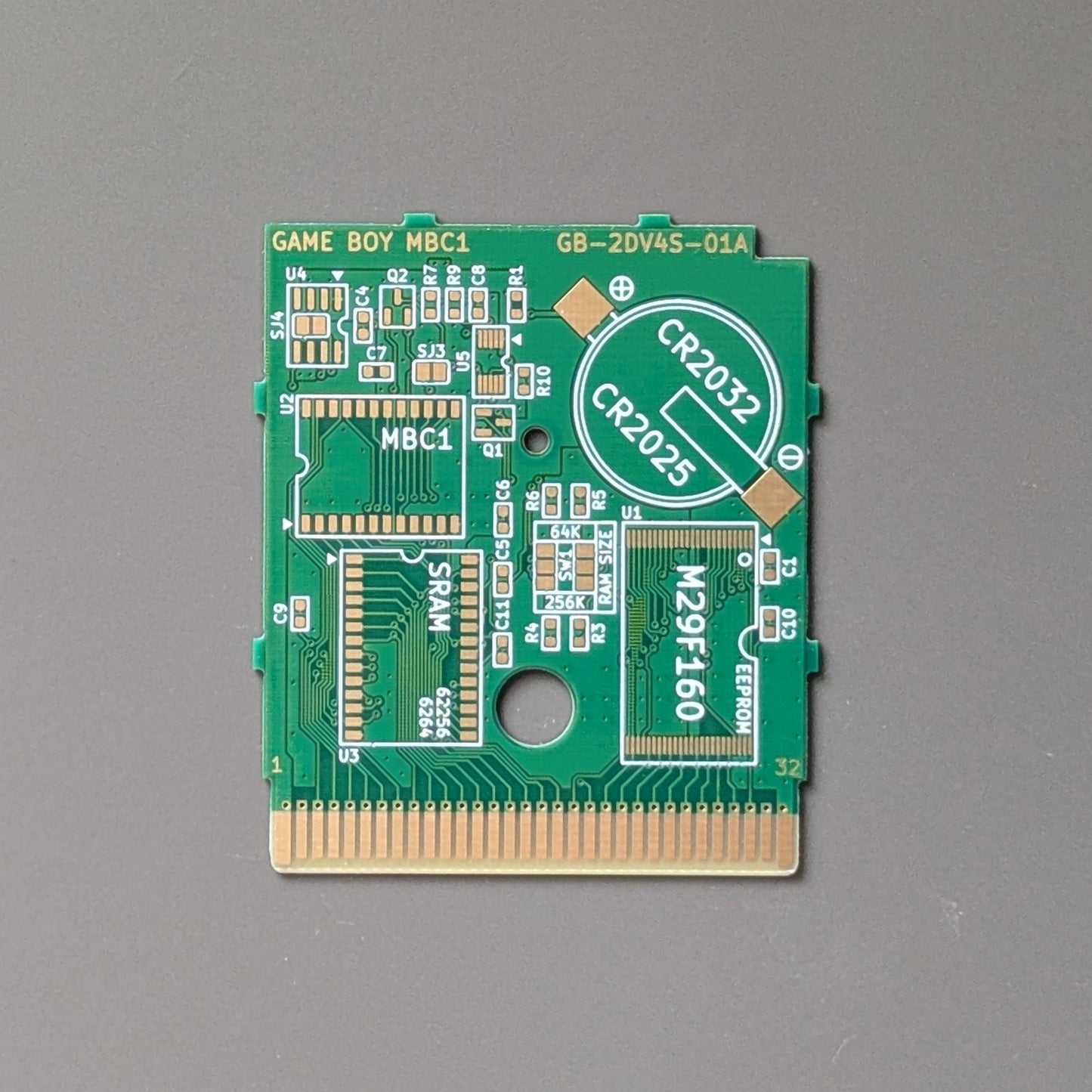 Game Boy MBC1 Flash Cartridge Circuit Board