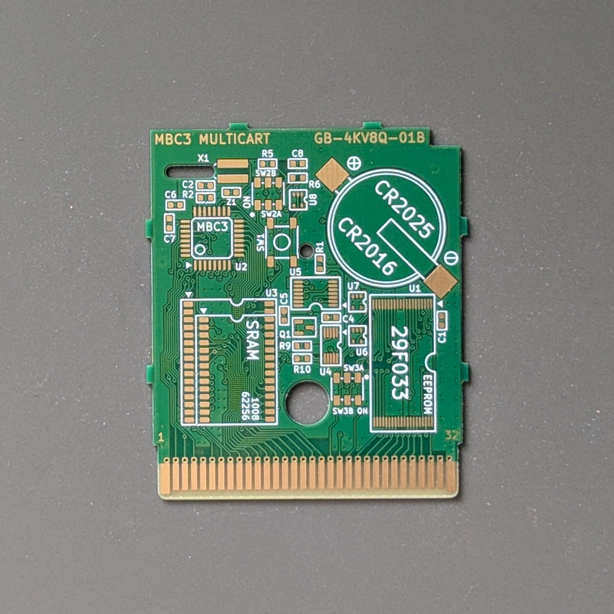 Game Boy MBC3 Multicart Circuit Board