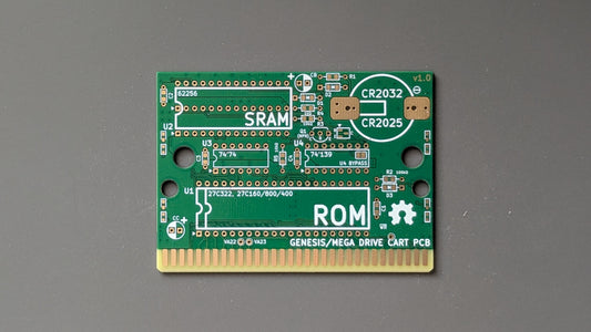 Sega Genesis / Mega Drive Cartridge Circuit Board: Advanced UV