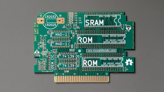 Super Nintendo Cartridge Circuit Board: Basic UV
